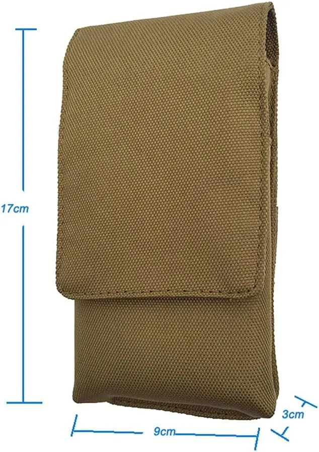 Outdoor Tactical Bag Assault Combat Camouflage Pack Tactical Molle Double Layer Cell Phone Pouch