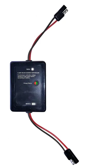 P3 Solar LiFeP04 battery 14.6v 5A MPP Solar Charge Controller with SAE Connectors
