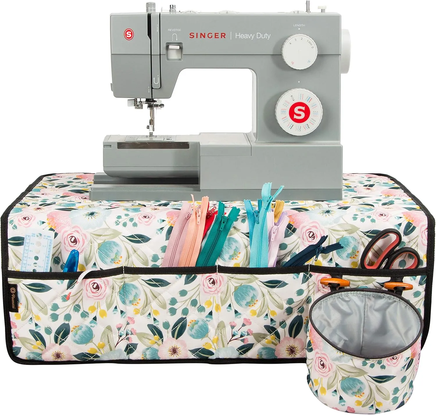 PACMAXI Table Sewing Pad with Pockets, Water-Resistant Pad Organizer