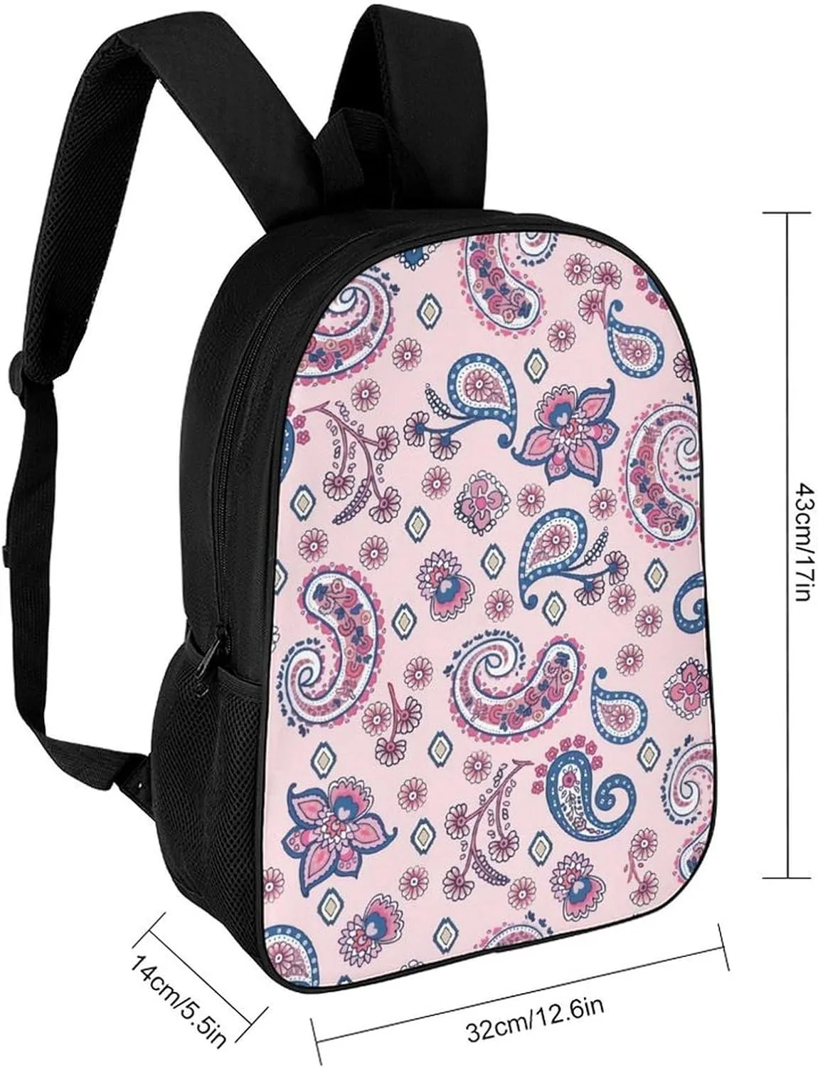 Paisley Classic Large Capacity Comfortable Backpack