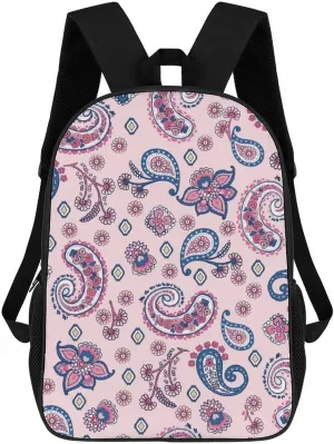 Paisley Classic Large Capacity Comfortable Backpack