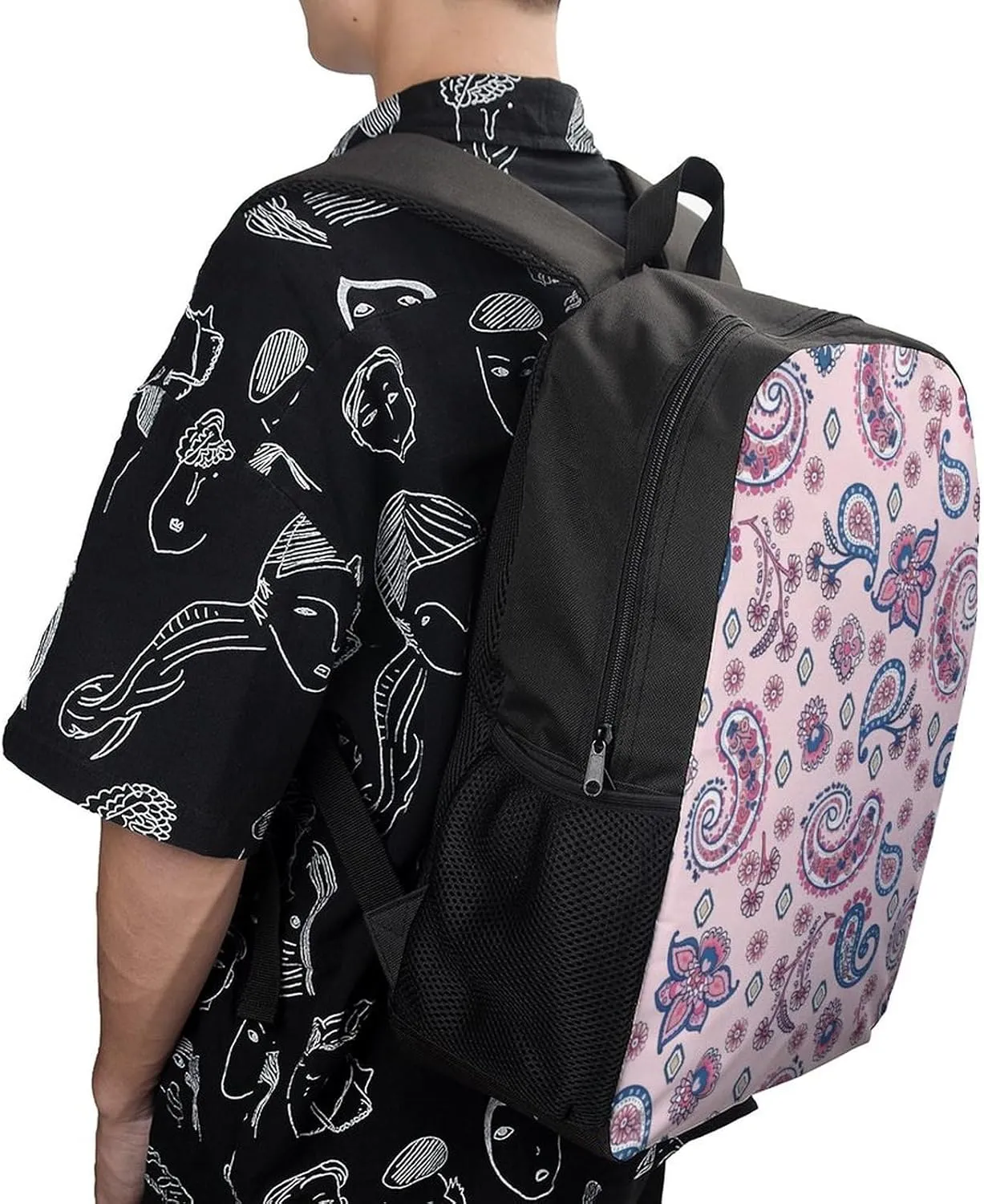 Paisley Classic Large Capacity Comfortable Backpack