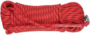 Parachute Rope Rescue Rope 10mm Static Rope Heavy Duty Rock Climbing Rope Escape Utility Cord for Rappelling,Mountaineering, Caving, Indoor Outdoor Camping (Color : Red, Size : 10mm x 45m)
