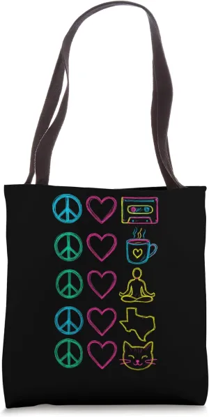 Peace Heart... Tote Bag