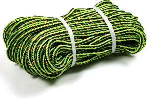 Perantlb 16 Strand Arborist Climbing Rope, UV Resistant and Weather Resistant Double Braided Boat rope1 / 2 "by 150 'Black with Green…