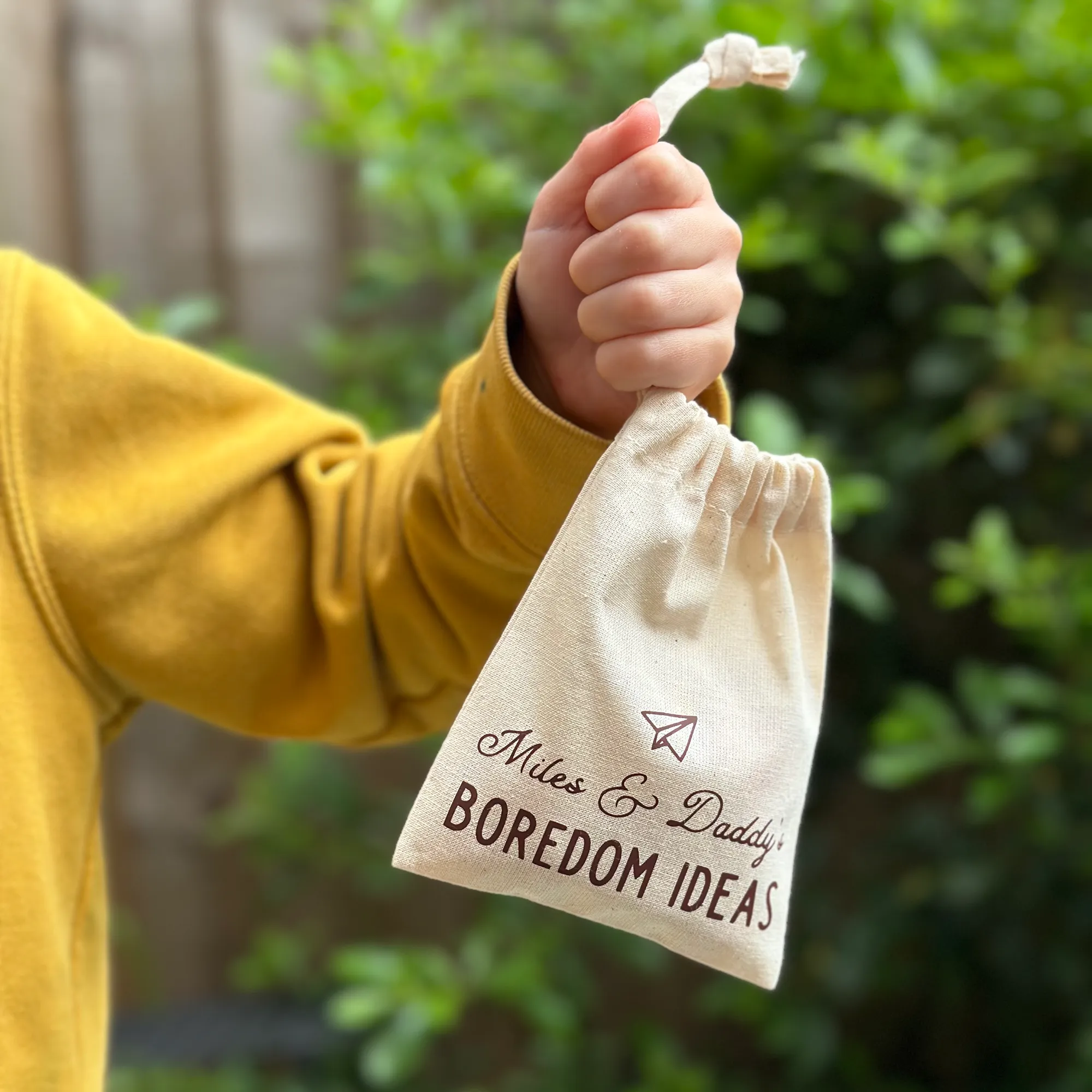 Personalised Mummy And Me Boredom Ideas Bag