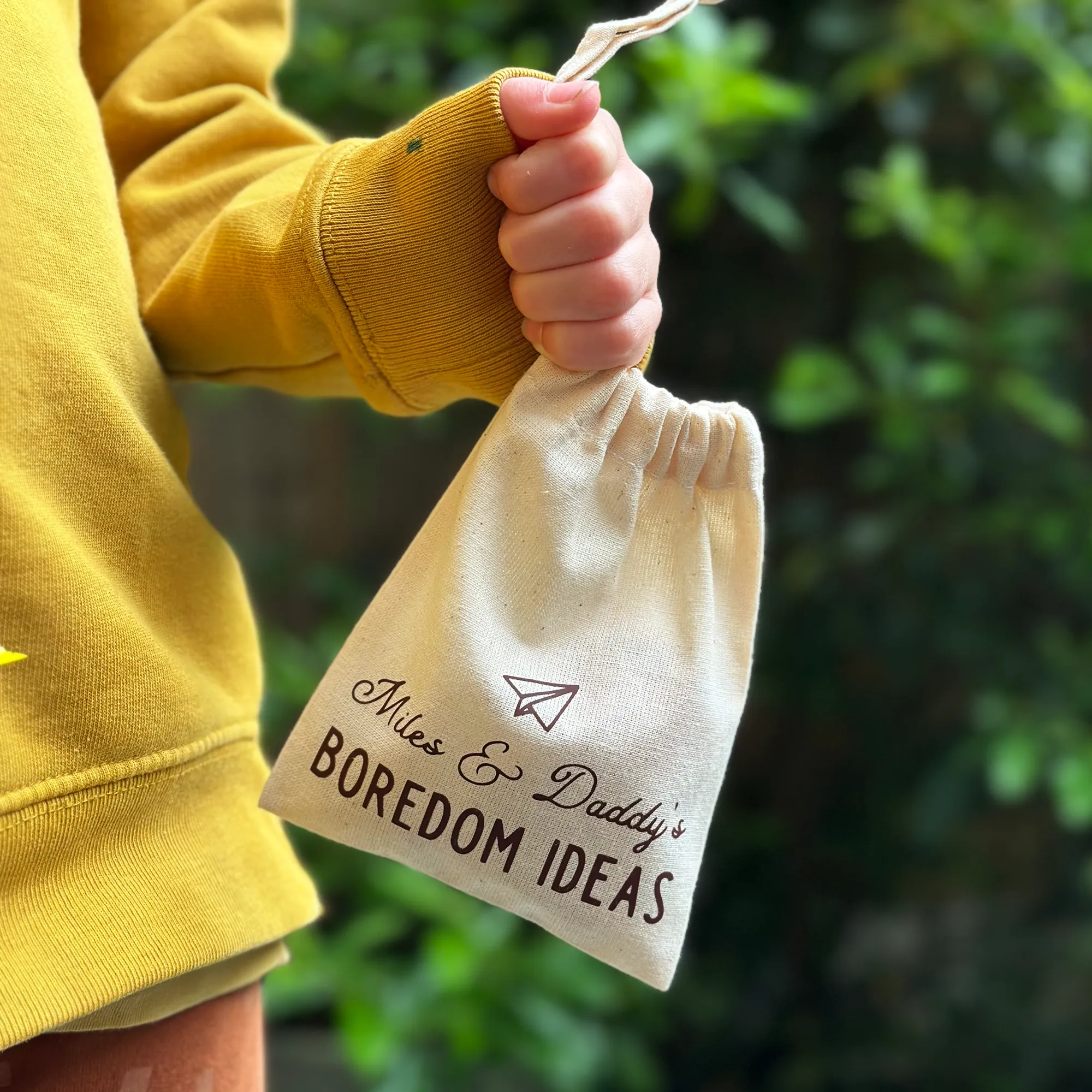 Personalised Mummy And Me Boredom Ideas Bag