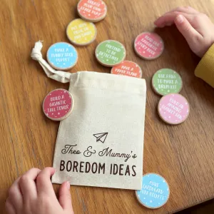Personalised Mummy And Me Boredom Ideas Bag