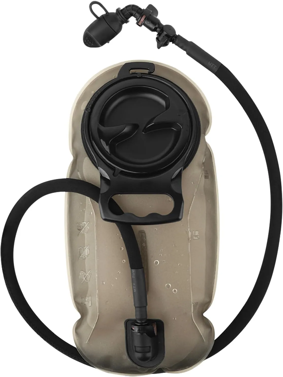 PETAC GEAR 1.5L / 3L Tactical Hydration Pack，Molle Carrier Pouch for 50 oz /100 oz Hydration Bladder Daypack Water Backpack.
