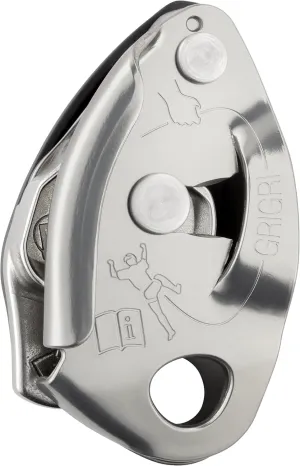 PETZL - GRIGRI 2, Belay Device with Assisted Braking, Gray