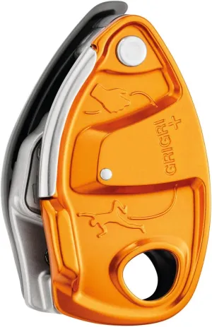 Petzl GRIGRI   Belay Device with Cam-Assisted Blocking and Anti-Panic Handle, Suitable for Learners and Intensive Use - Orange