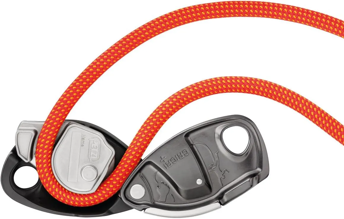 PETZL GRIGRI  Belay Device with Cam-Assisted Blocking and Anti-Panic Handle, Suitable for Learners and Intensive Use