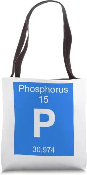 Phosphorus Element Costume Periodic Table Chemistry Fun Tote Bag