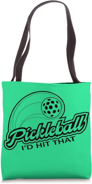 Pickle Ball Funny Suggestive Double Entendre Crass Sports Tote Bag