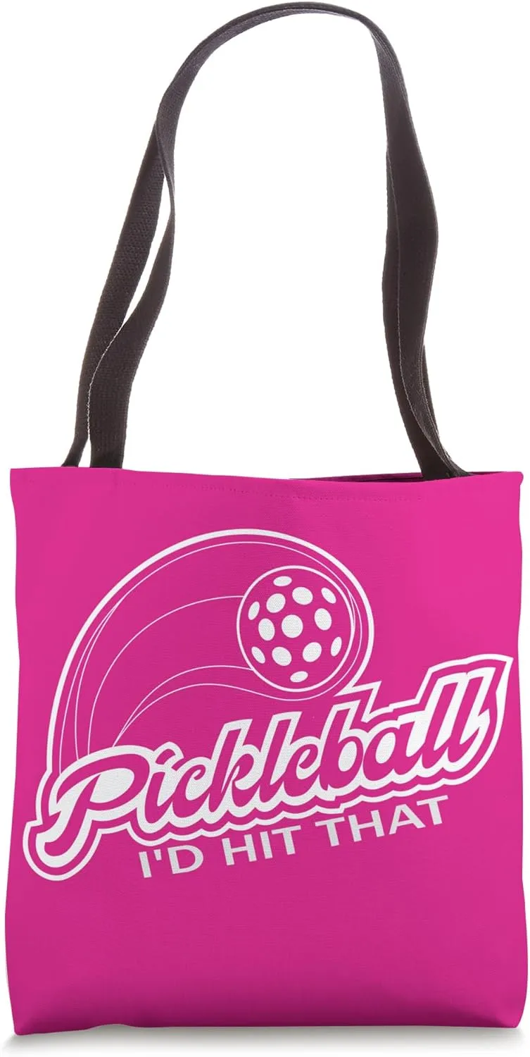 Pickle Ball Funny Suggestive Double Entendre Crass Sports Tote Bag