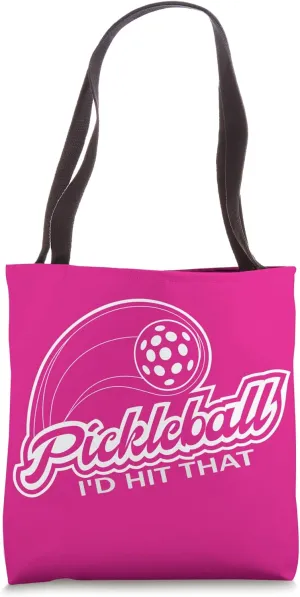 Pickle Ball Funny Suggestive Double Entendre Crass Sports Tote Bag