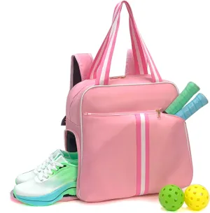 Pickleball Bag, Pickleball Backpack for Women & Men, Pickleball Tote Bag with Shoes Compartment