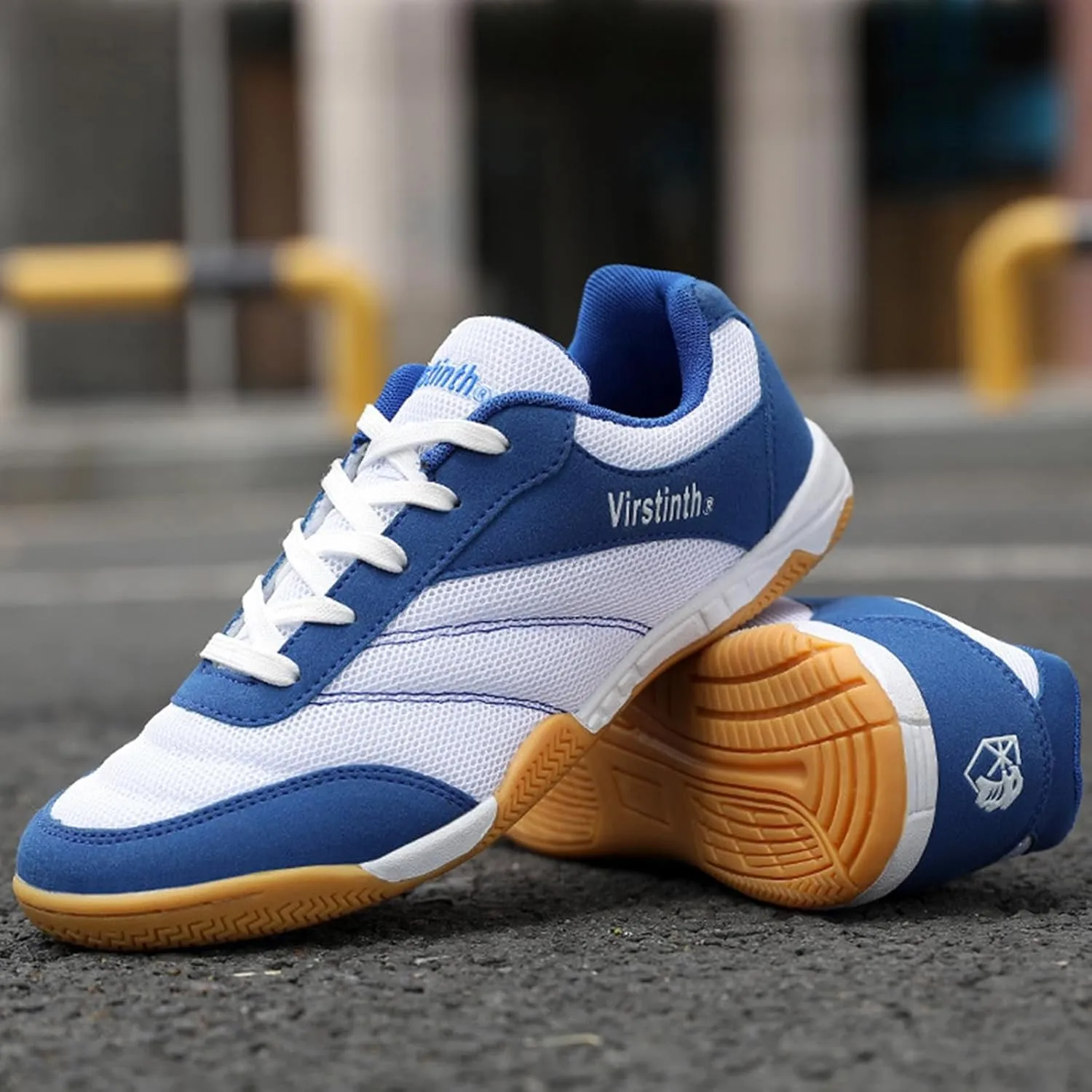 Pickleball Shoes for Mens Women, Indoor Court Shoes Breathable Lightweight for Racketball Squash Volleyball Racquetball Training