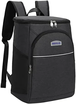 Picnic Bag Double Shoulder Outdoor Picnic Bag Large Frozen Ice Bag Insulation Bag Picnic Backpack(2)