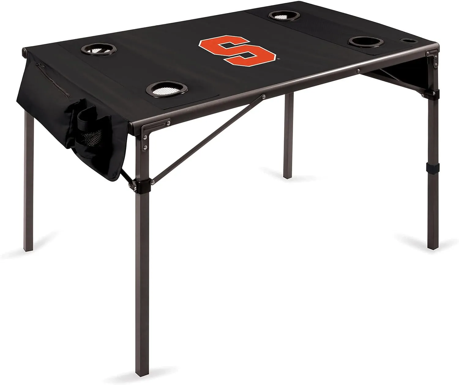 PICNIC TIME NCAA Unisex-Adult NCAA Travel Table Portable Folding Table, Camping Table, Outdoor Table with Carry Bag