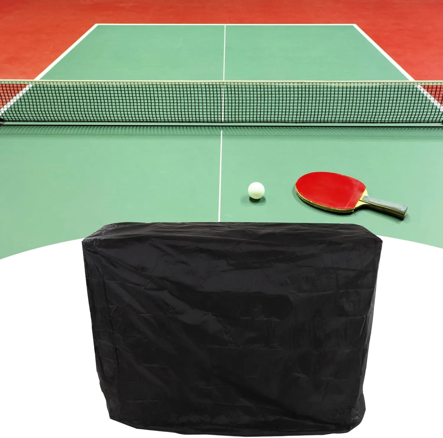 Ping Pong Table Cover, Outdoor Ping Pong Table Cover, Waterproof Table Tennis Cover, Duty and All Weather Protection Ping Pong Accessories for Outdoor Courtyard