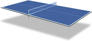 Ping Pong Table Top for Billiard Table, 96" Foldable Table Tennis Table Topper for Pool Table, Indoor Outdoor Table Tennis Conversion Top w/Net & Premium Foam Padding, Lightweight and Portable