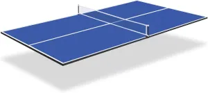 Ping Pong Table Top for Pool Table, 84 x 47 inch Foldable Table Tennis Conversion Top, Portable Ping Pong Table Topper for Billiard Table w/Net & Premium Foam Padding, Lightweight
