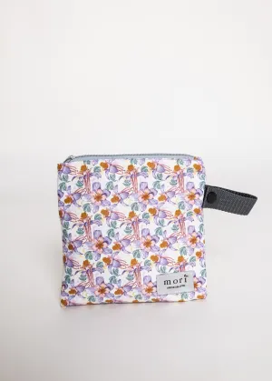 Pink Purple Floral Pack'N'Go Washable Pouch