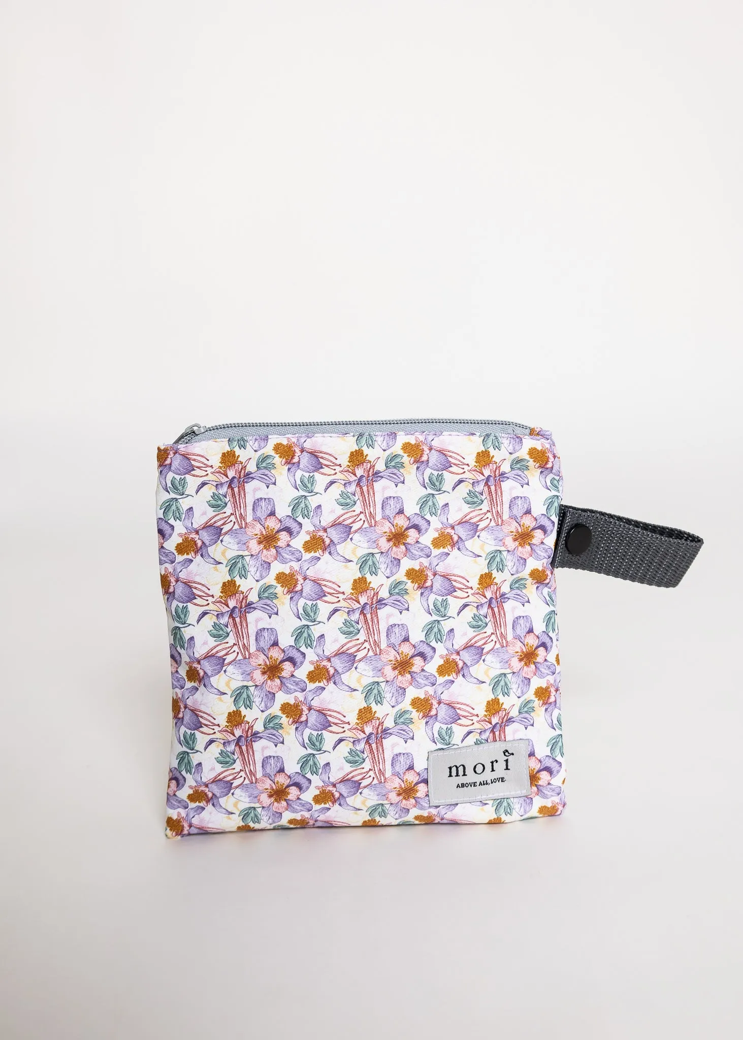 Pink Purple Floral Pack'N'Go Washable Pouch