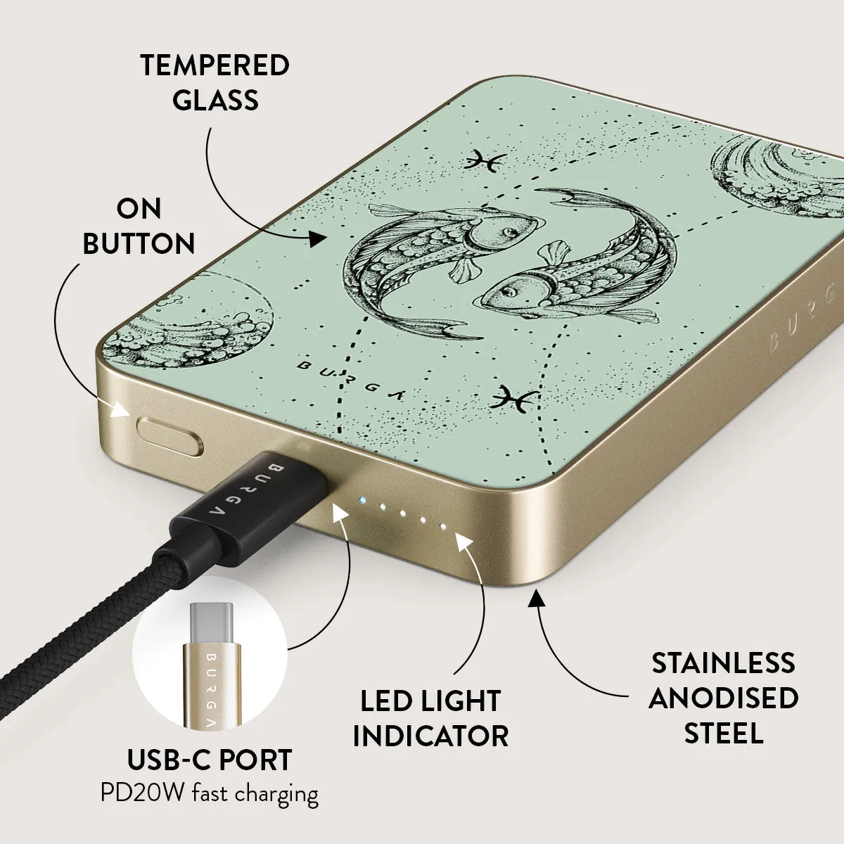 Pisces - Magnetic Power Bank