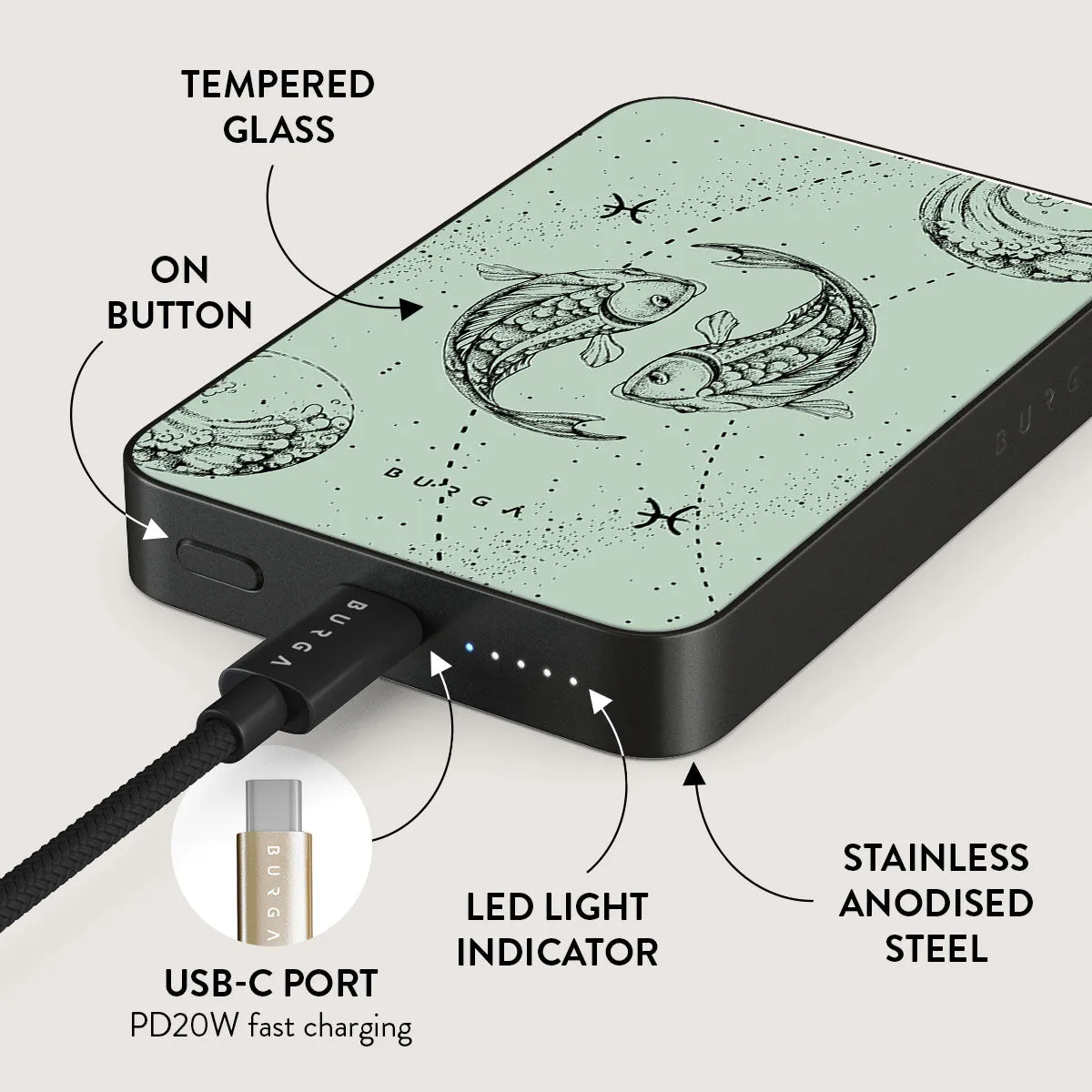 Pisces - Magnetic Power Bank
