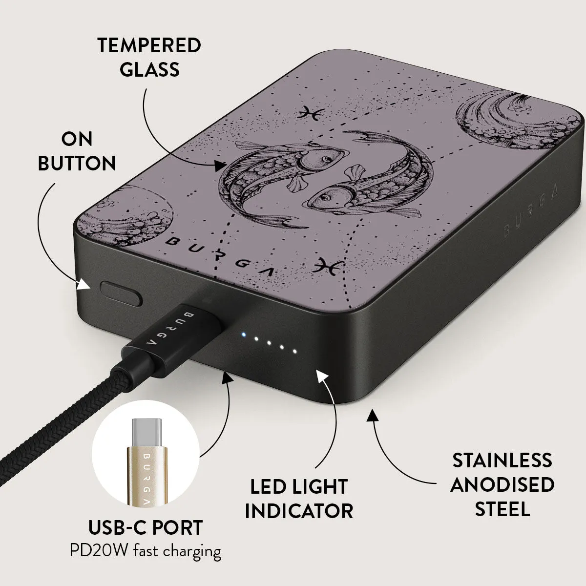 Pisces - Magnetic Power Bank