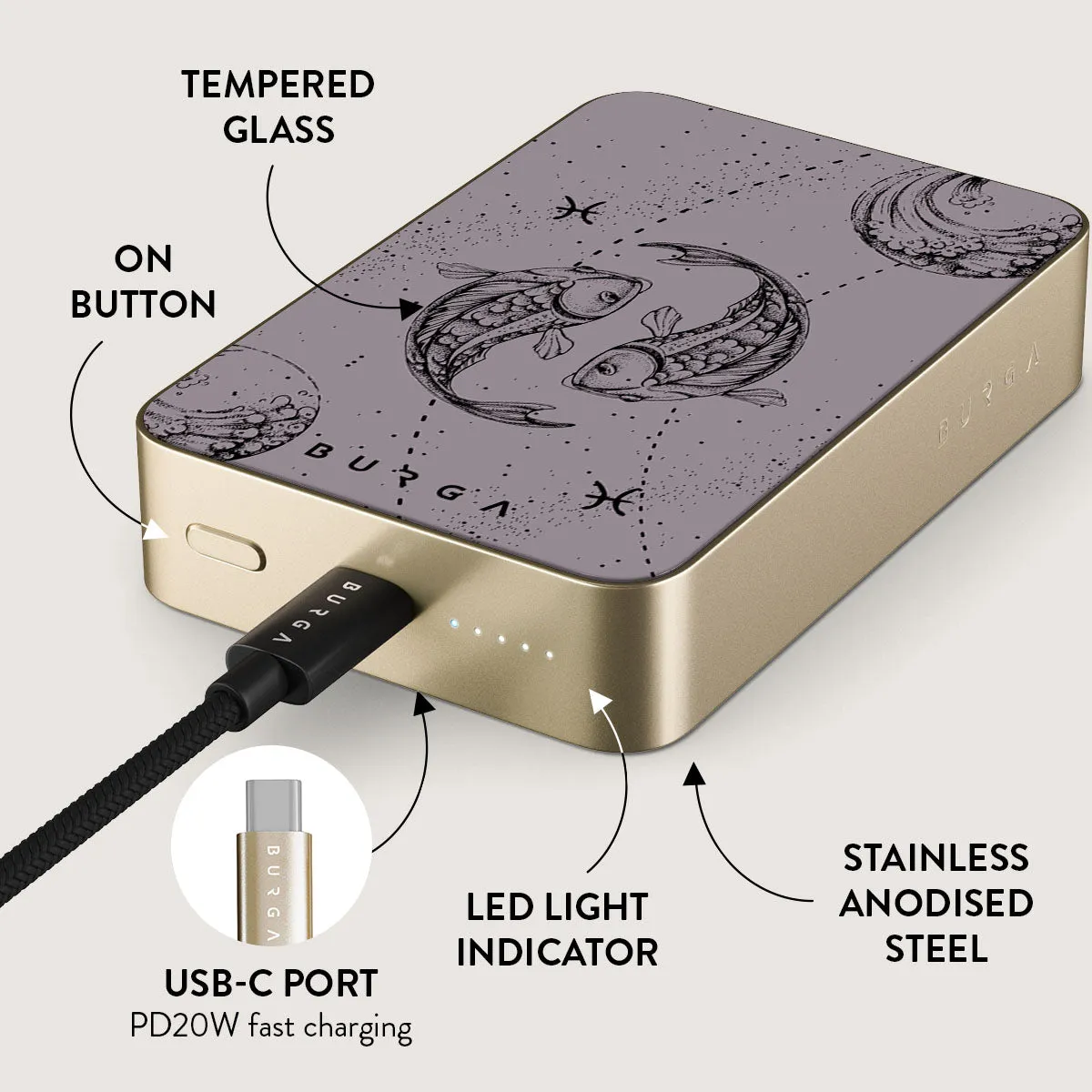 Pisces - Magnetic Power Bank