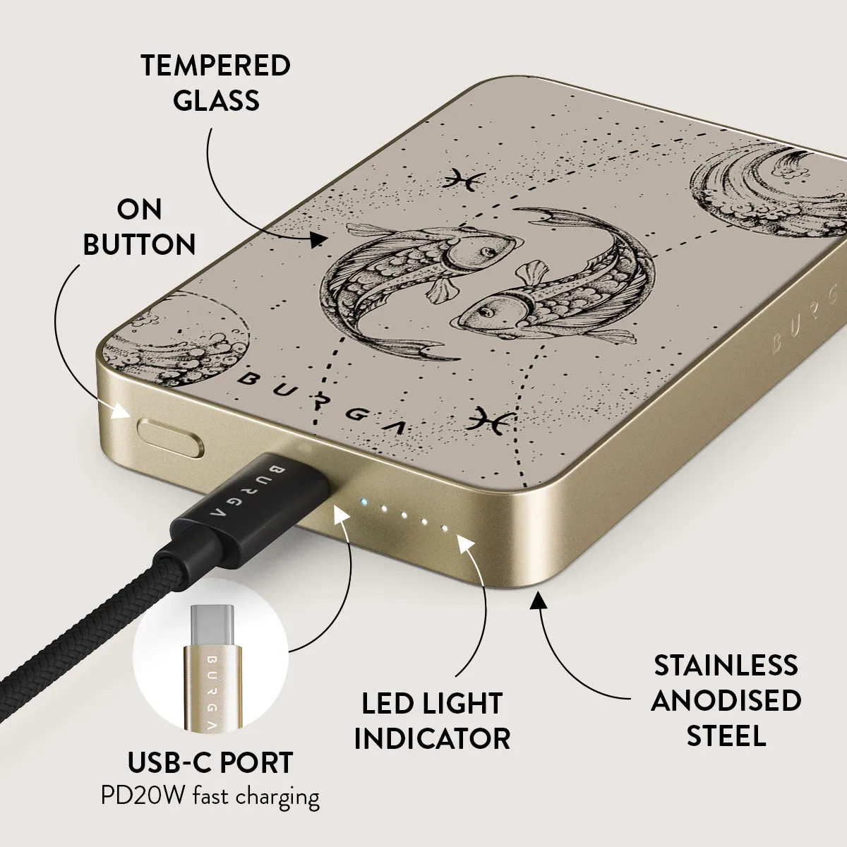 Pisces - Magnetic Power Bank