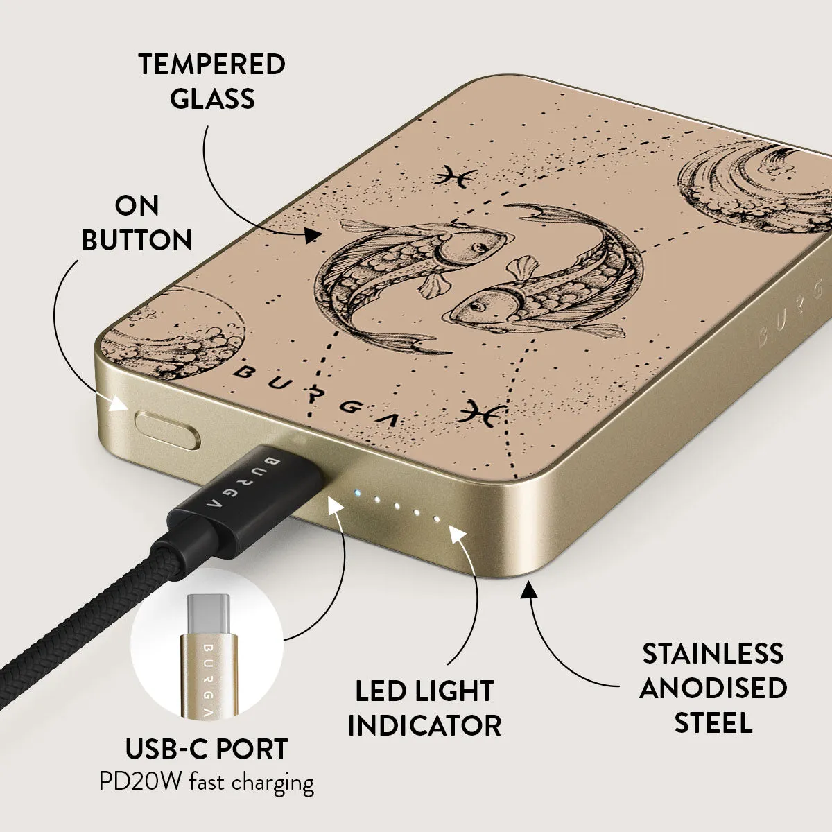 Pisces - Magnetic Power Bank