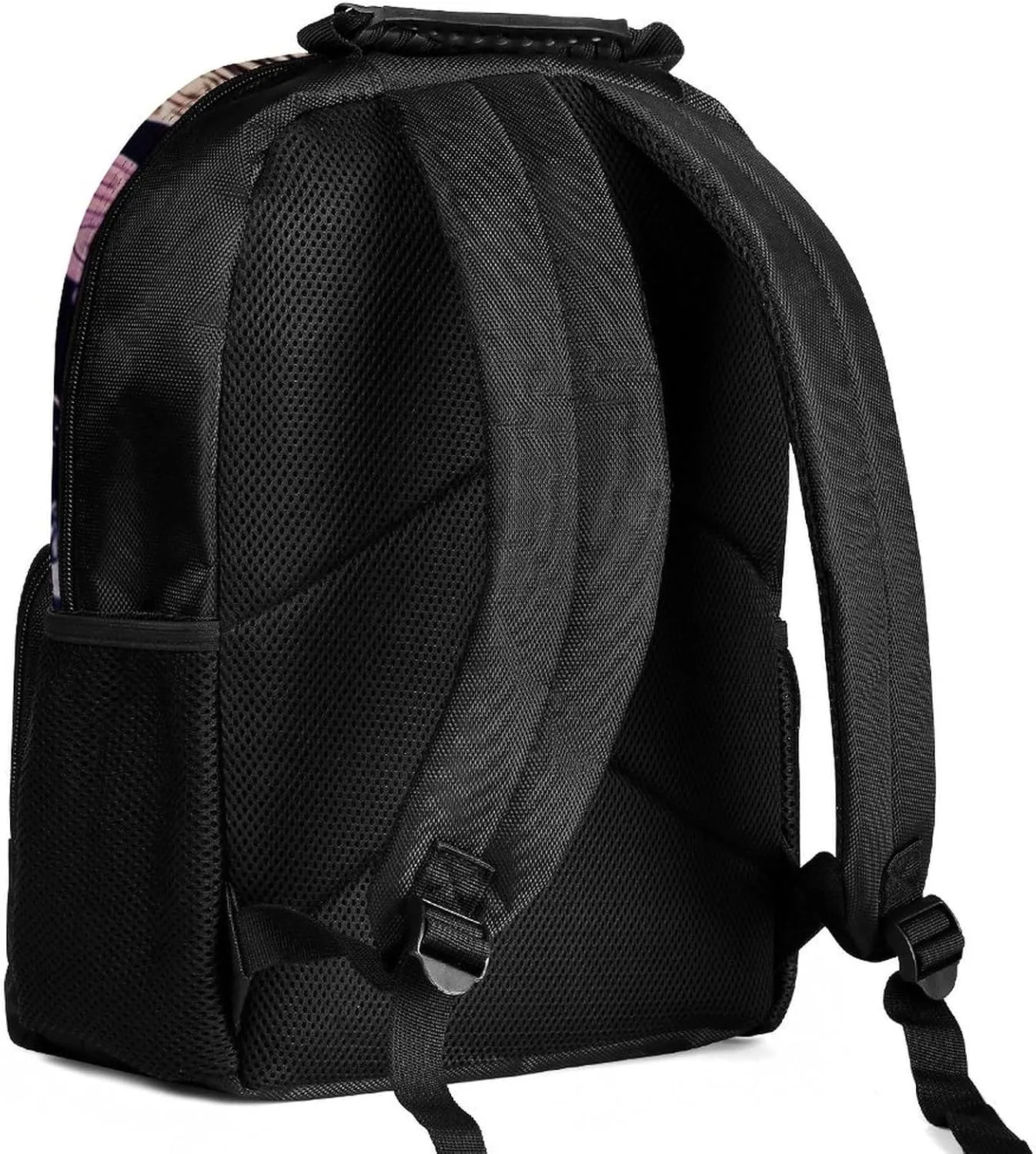Polyester Daypack Backpack for Trekking Picnic Walking Cycling - Large Capacity Anti-Theft Multipurpose Shoulder Bag, Indian Elephant Head Mandala Art Casual Daypack