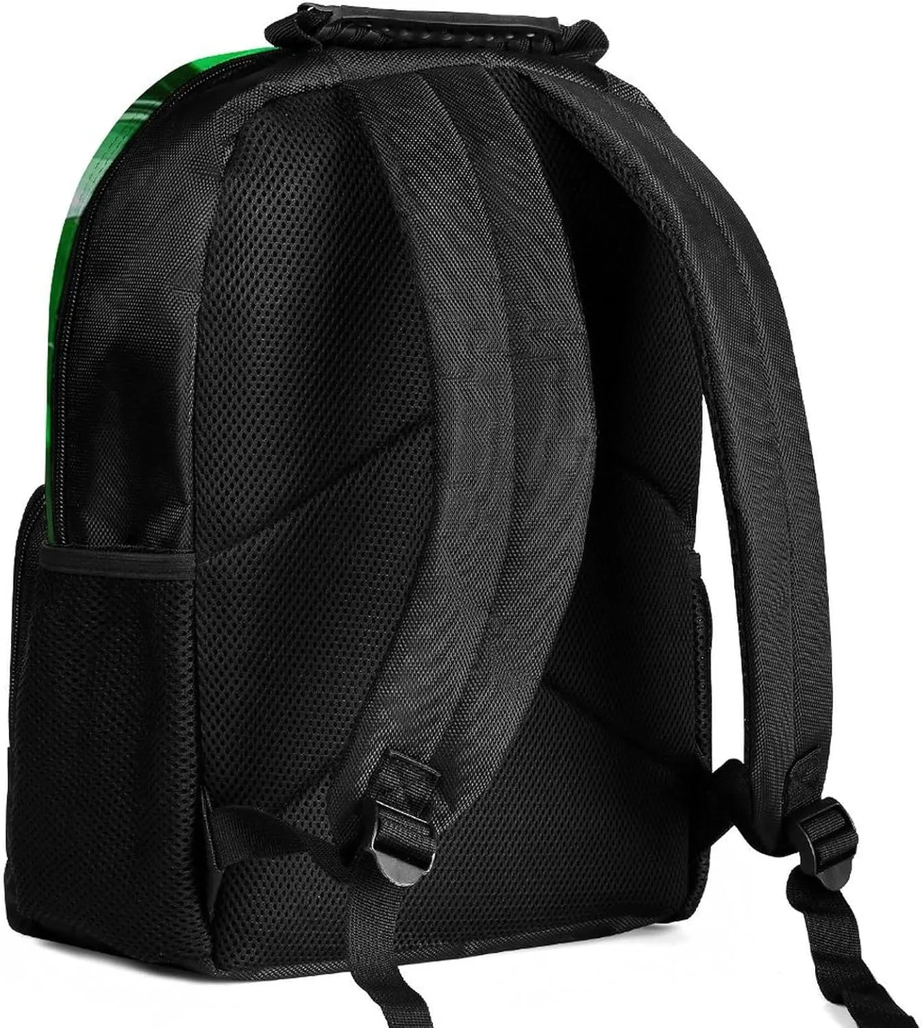 Polyester Daypack Backpack for Trekking Picnic Walking Cycling - Large Capacity Anti-Theft Multipurpose Shoulder Bag, Saxophone In Fire And Water Art Casual Daypack