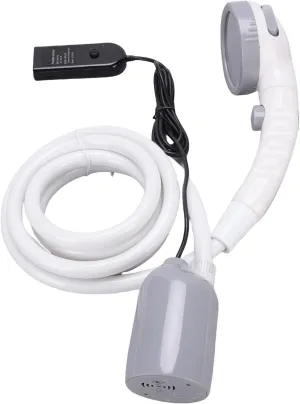 Portable Camping Shower, IPX7 Water Proof 3 Adjustable Spray Modes Car or USB Powered Outdoor Electric Shower Pump Kit, Suitable for Hiking Travel RV