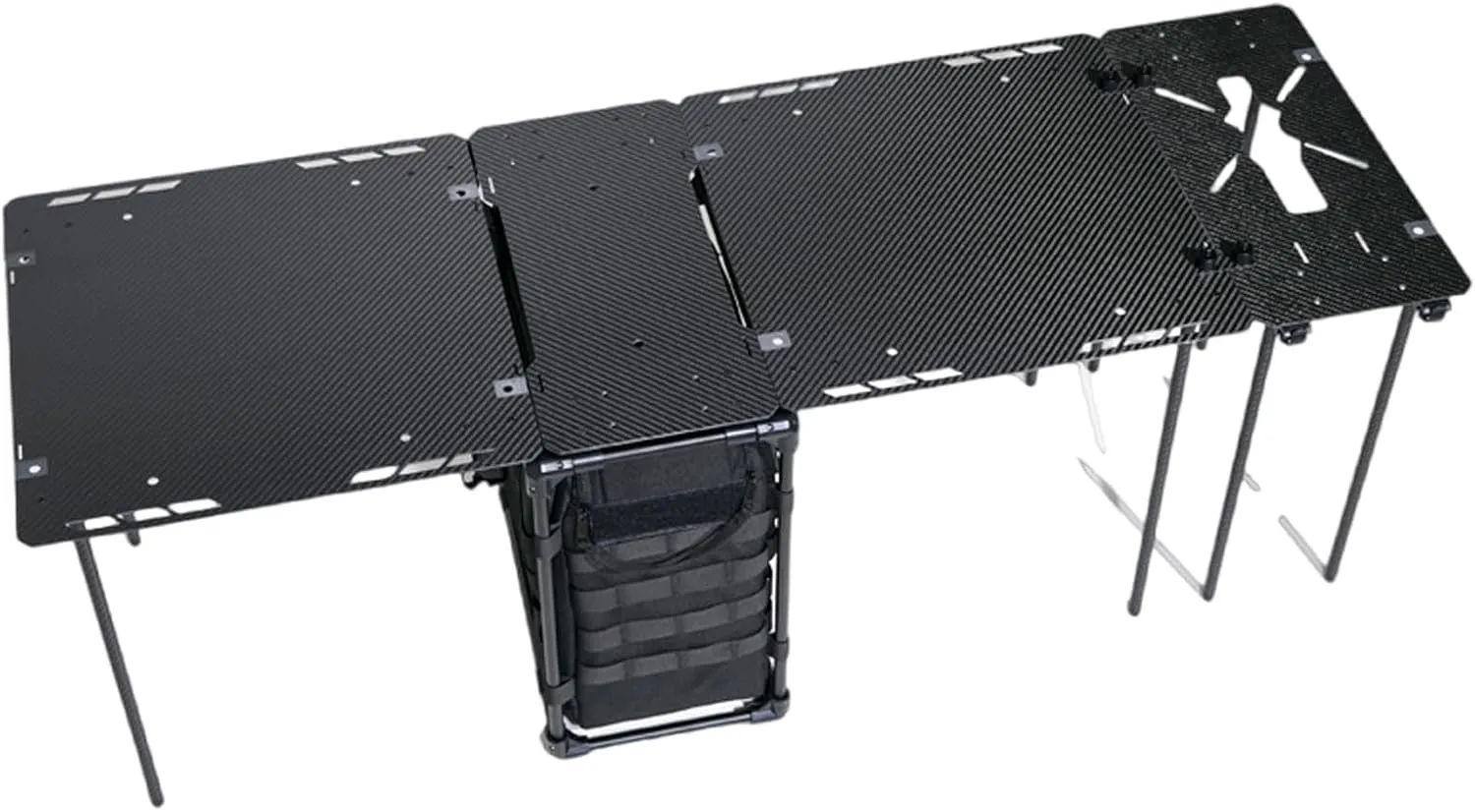 Portable Camping Table, Folding Table with Carbon Fiber Table Top for Outdoor, BBQ, Picnic, Cooking, Hiking, Fishing,A