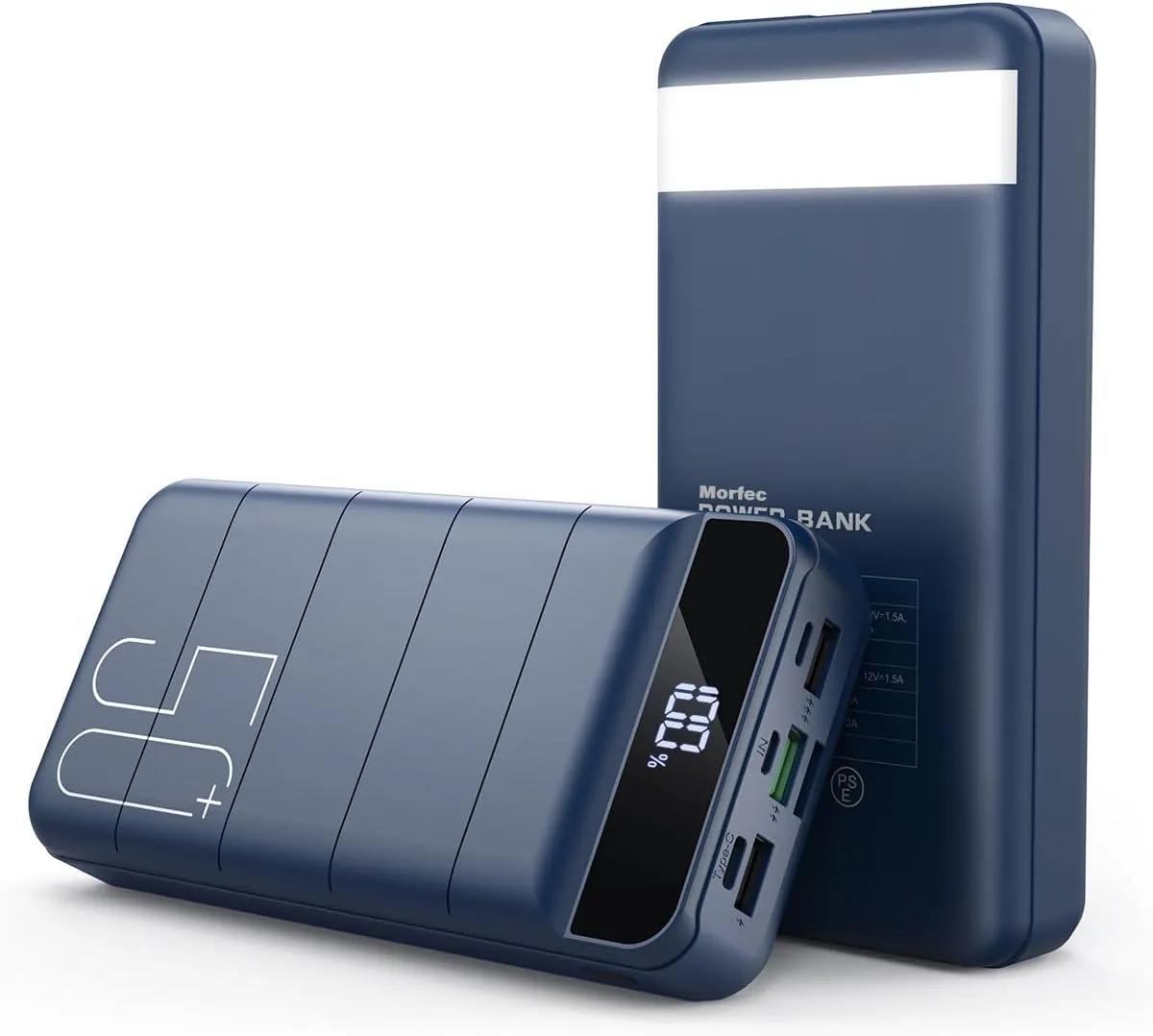 Portable Charger Power Bank 50000mAh Fast Charging 22.5W USB C Battery Pack Charger Portable with 4 Outputs & 3 Inputs High Capacity External Battery Charging Bank for iPhone, Samsung, Galaxy