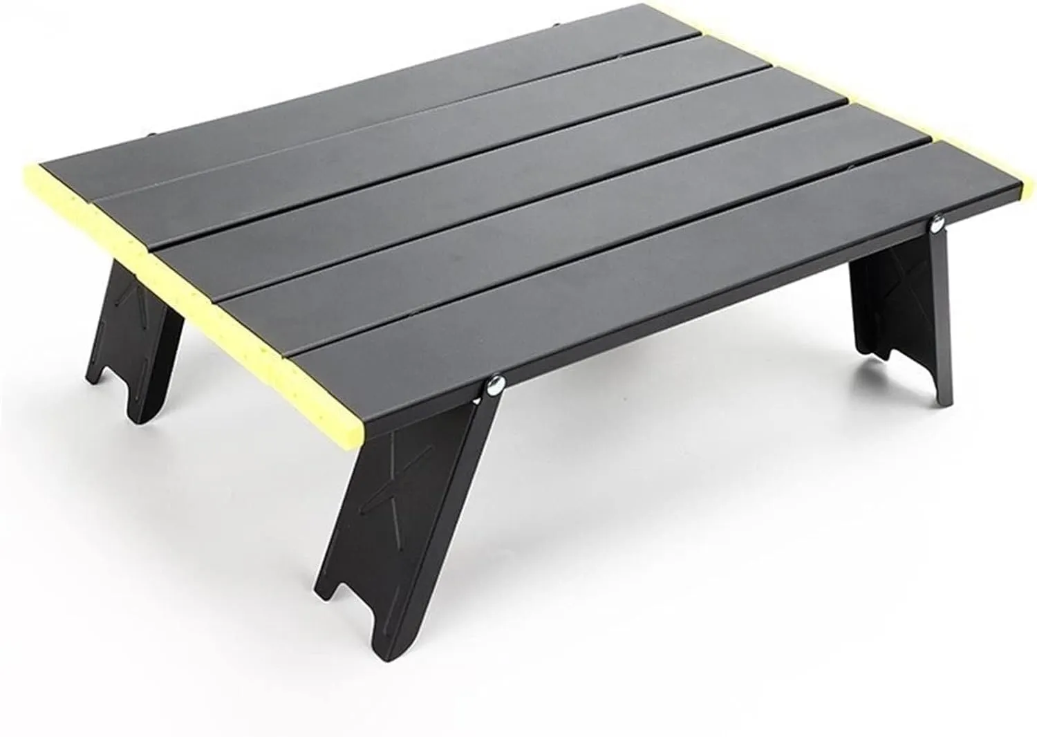 Portable Folding Camping Table, Lightweight Aluminum Mini Picnic BBQ Table, Compact Outdoor Side Table for Travel, Beach & Dining