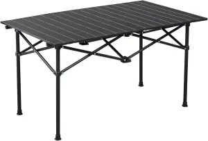 Portable Folding Camping Table Roll Up Lightweight Foldable Camp Table for Outdoor Camping Picnic Party BBQ