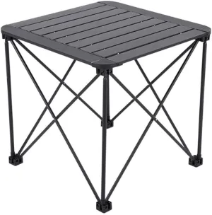 Portable Folding Picnic Table Aluminum Roll Up Camping Tables Lightweight Outdoor Activities Side Table