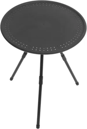 Portable Folding Round Camping Table Height Compact Design for Outdoor Use Small Round Table for Hiking Beach and Picnics Lightweight and Sturdy for Easy