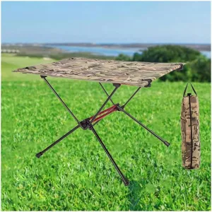 Portable Folding Table，Camping Table, Foldable Lightweight Camping Table, Compact Folding Table/Camo/59X40X39.5Cm