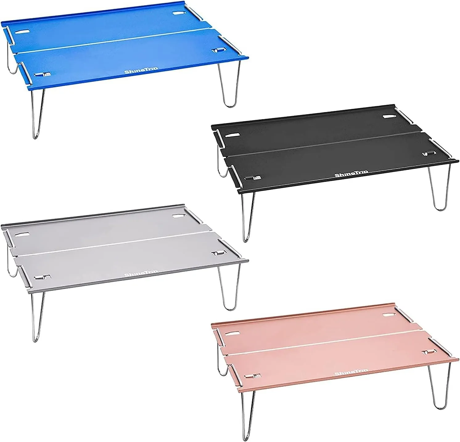 Portable Folding Table，Compact Folding Table, Outdoor Folding Camping Table, Portable Durable Folding Table with Carrying Bag, Suitable for Indoor and Outdoor, Travel, Beach/Black/29.8 X 21 X