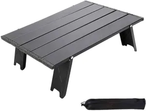 Portable Folding Table，Folding Table Camping Table Aluminumy Portable Folding Camping Table Outdoorniture Foldable Mountaineetable Foldable Lightweight Camping Table/D