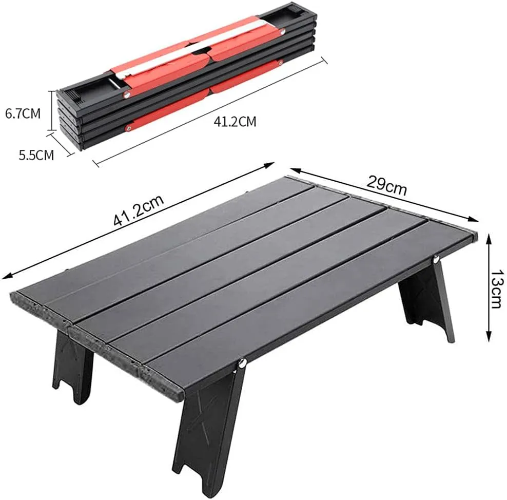 Portable Folding Table，Folding Table Camping Table Aluminumy Portable Folding Camping Table Outdoorniture Foldable Mountaineetable Foldable Lightweight Camping Table/D