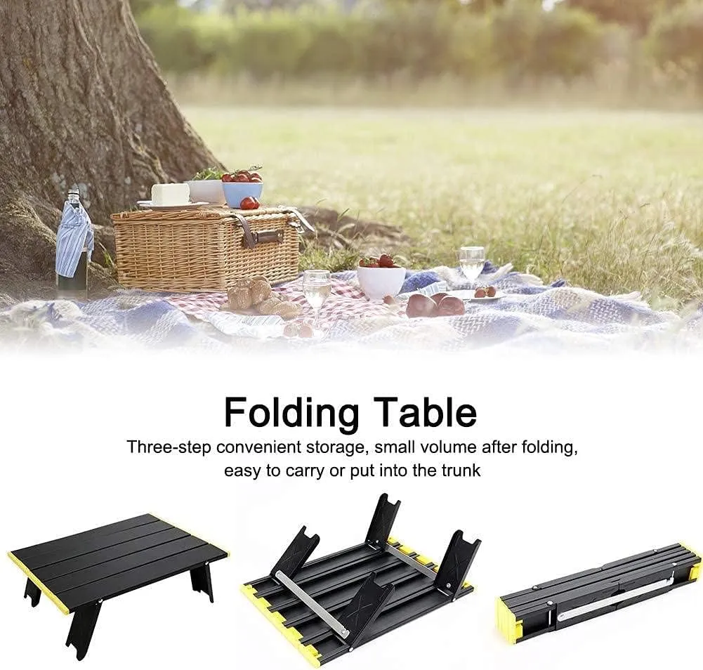 Portable Folding Table，Folding Table Camping Table Aluminumy Portable Folding Camping Table Outdoorniture Foldable Mountaineetable Foldable Lightweight Camping Table/D