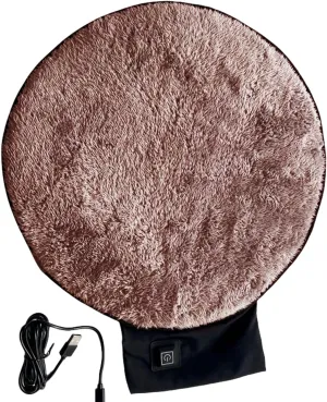 Portable Heating Pad Stadium Seat Cushion, USB Battery Pack Included, Compact Battery Operated Cushion for Tree Stand, Ladder Stand, Bleacher, Camping, Fishing